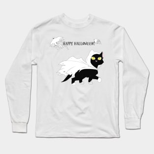 Ghost Kitty Long Sleeve T-Shirt